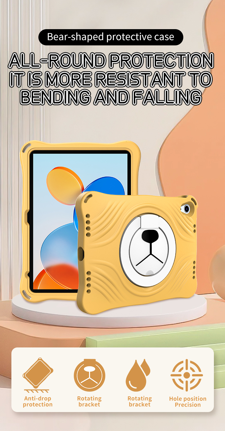 Details of Japanese Korean Wind Shell Multi-Functional Protective Cover for iPad 10 11 inch(2022/2025) Tablet Cover in EVA Material