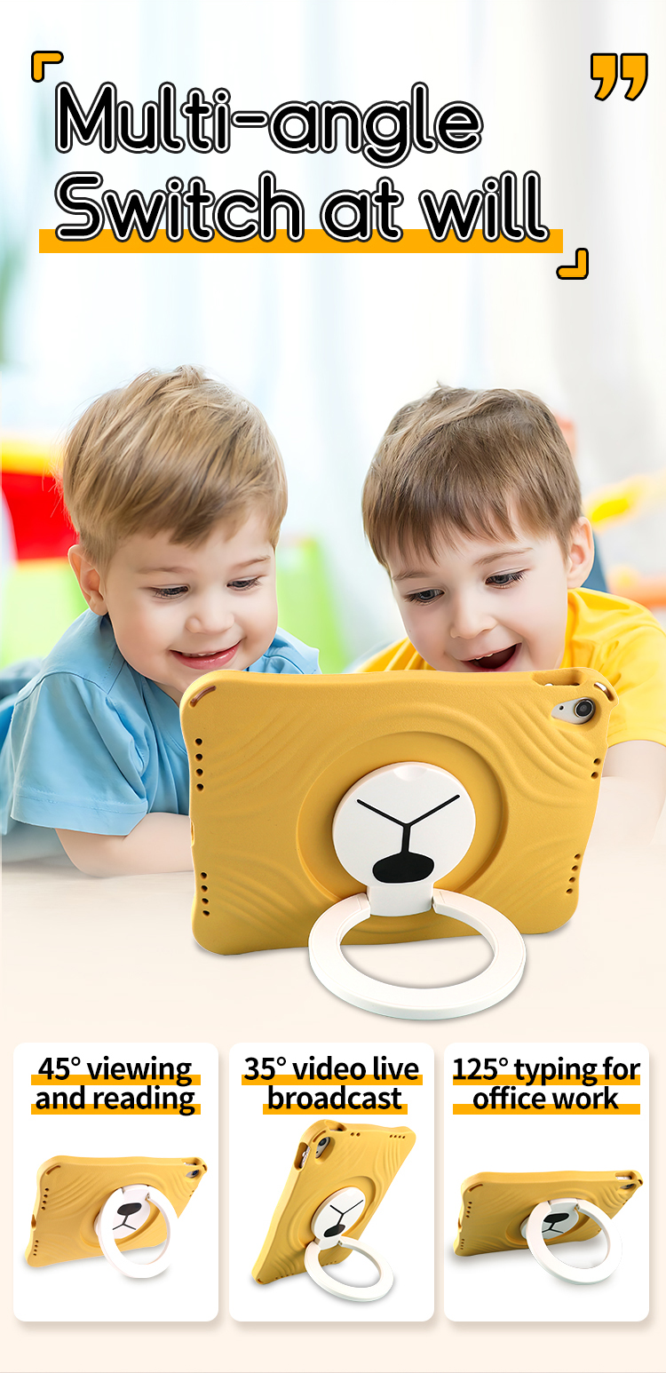 Details of Japanese Korean Wind Shell Multi-Functional Protective Cover for iPad 10 11 inch(2022/2025) Tablet Cover in EVA Material